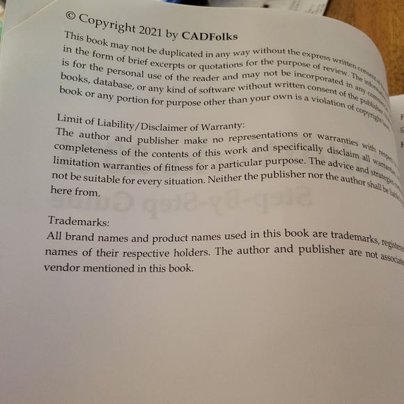 SolidWorks 2021 - Step-By-Step Guide Amit Bhatt Mark Wiley Cadfolks (Paperback) - Picture 5 of 6